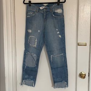 LF ripped jeans